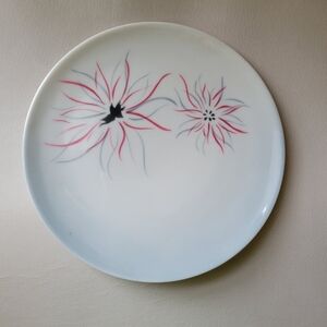 Nobility Ballet Pattern 1950s Bread & Butter Plate ~ Atomic Floral Flower ~ GUC